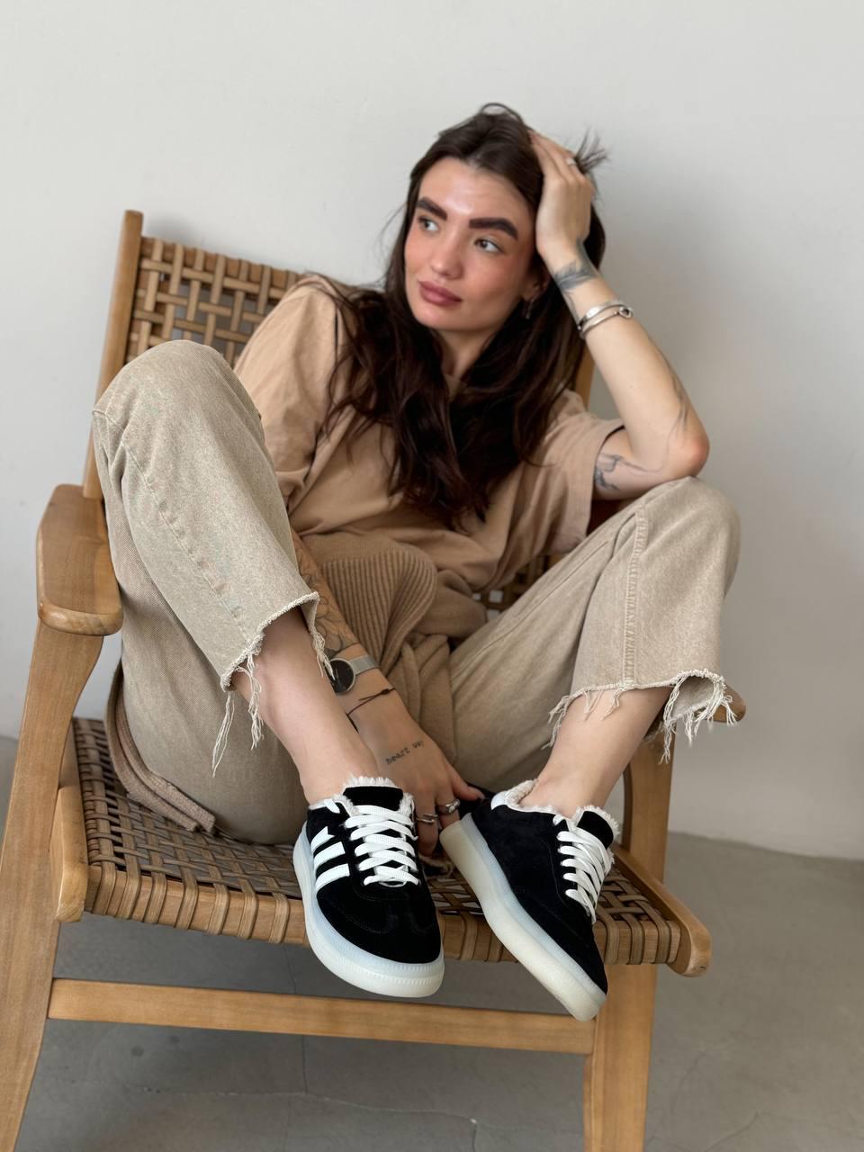 Кеди жіночі на хутрі Maya Shoes р. 39 Чорний (3021/1) - фото 6 Кеди жіночі на хутрі Maya Shoes р. 39 Чорний (3021/1) - фото 6