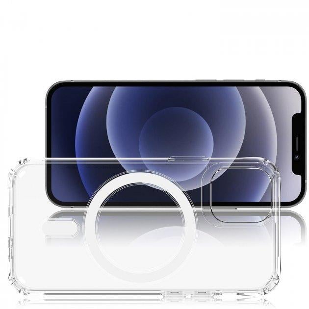 Прозрачный чехол с MagSafe для iPhone 13 Transparent - фото 3