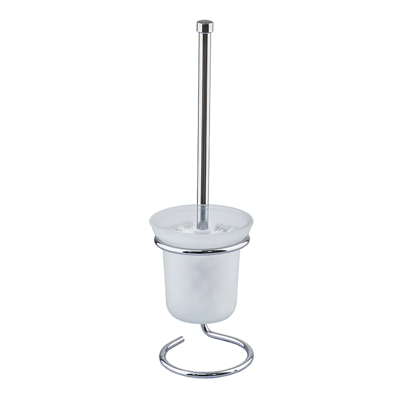 Йоржик для унітазу Zerix AFB-910 підлоговий скло Хром (ZX5074)