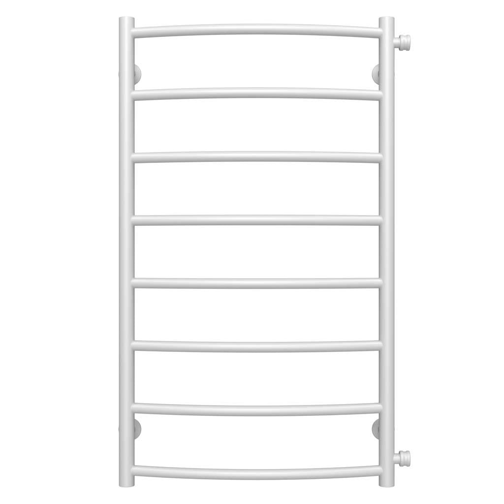 Полотенцесушитель водяной Deffi Классик П8 боковое правое подключение нержавеющая сталь 500х900 мм Белый (C.DK.90.50.8.WC)