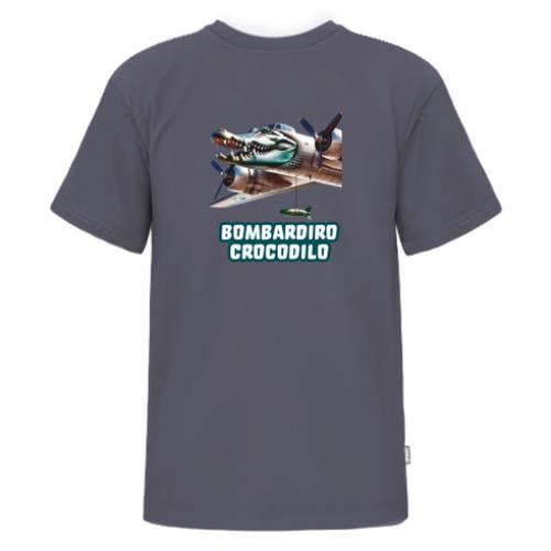 Футболка детская FATLINE Premium BOMBARDIRO CROCODILO 146 см Темно-серый (19409166-28-211504-XL)