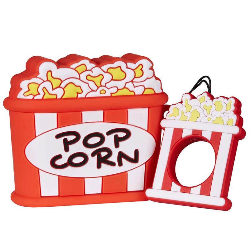 Футляр силіконовий Epik Food для навушників AirPods Pro з кільцем Поп-корн (00000065963_3)