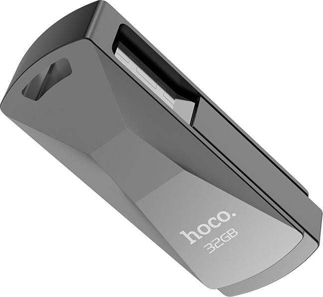 Флеш-накопитель Hoco 32 Gb UD5 USB 3,0 повышенная скорость Металлик