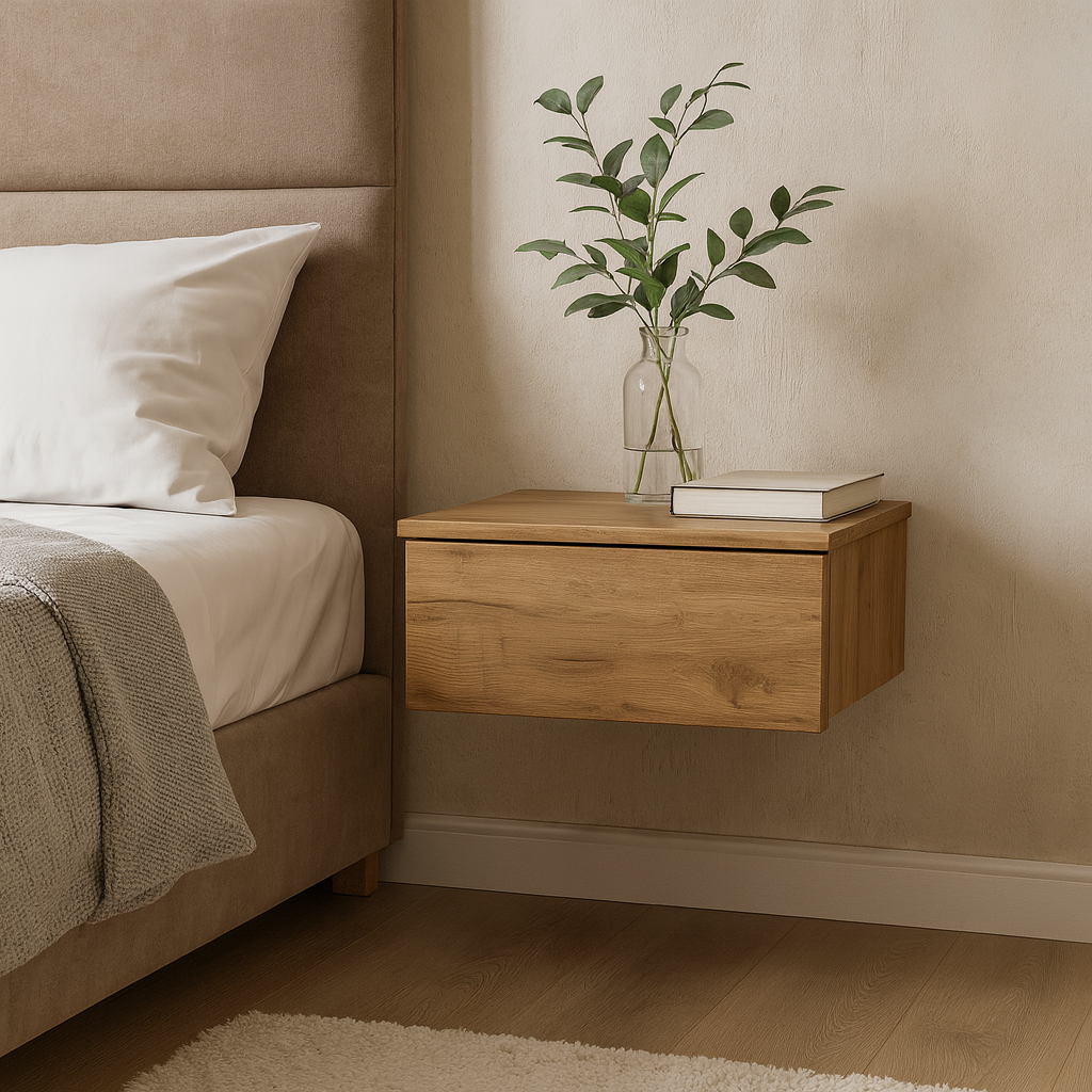 Тумба прикроватная ТП2 SENAM 180х450х310 мм ДСП Дуб Крафт Золотой - фото 1 Тумба прикроватная ТП2 SENAM 180х450х310 мм ДСП Дуб Крафт Золотой - фото 1