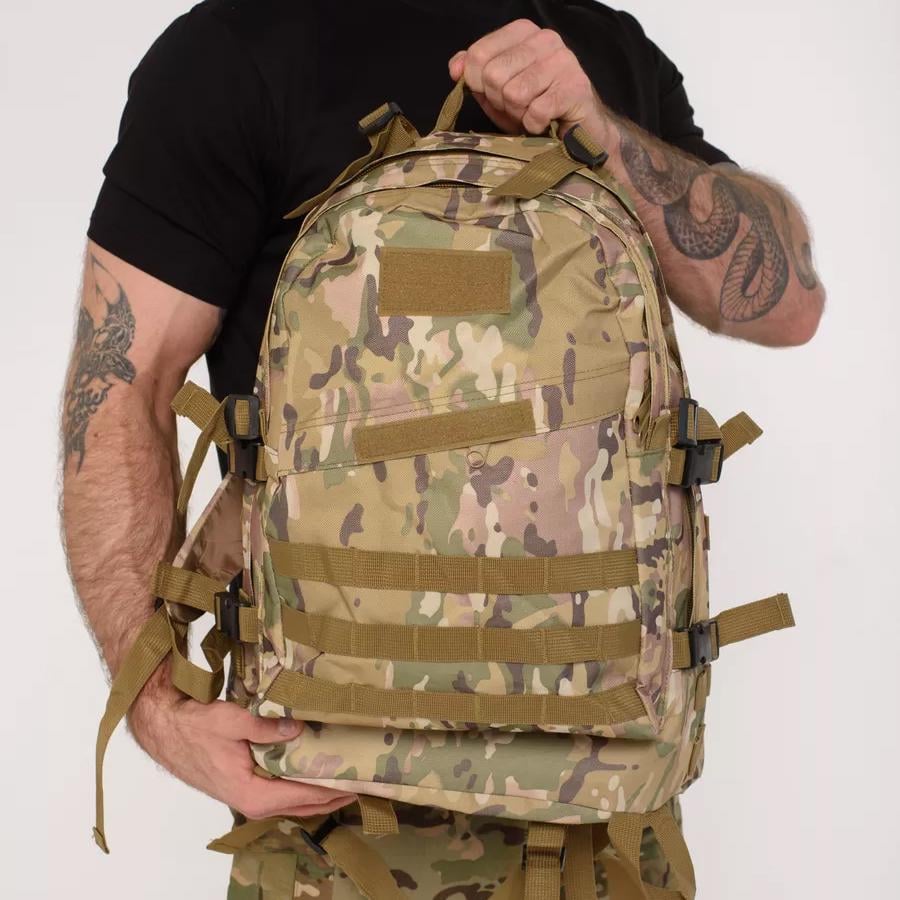 Рюкзак військовий з MOLLE Cordura 600D 40 л Multicam (13351574)