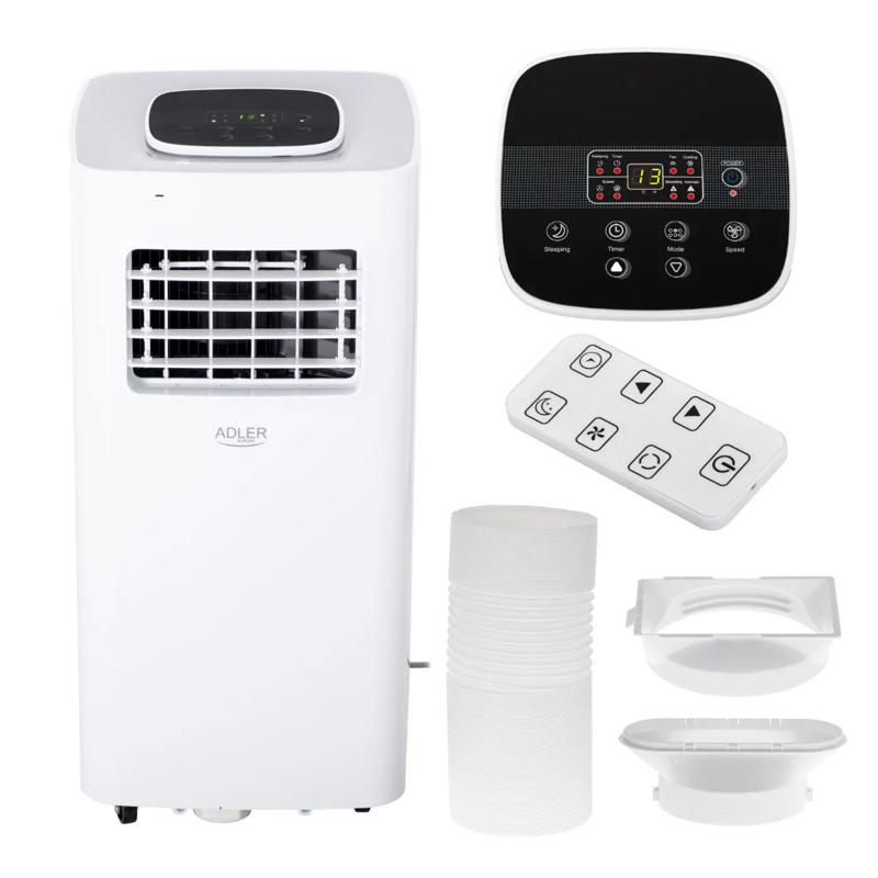 Кондиционер мобильный напольный Adler AD 7924 1,5 кВт переносной 15-31°C с LED дисплеем и пультом - фото 3 Кондиционер мобильный напольный Adler AD 7924 1,5 кВт переносной 15-31°C с LED дисплеем и пультом - фото 3