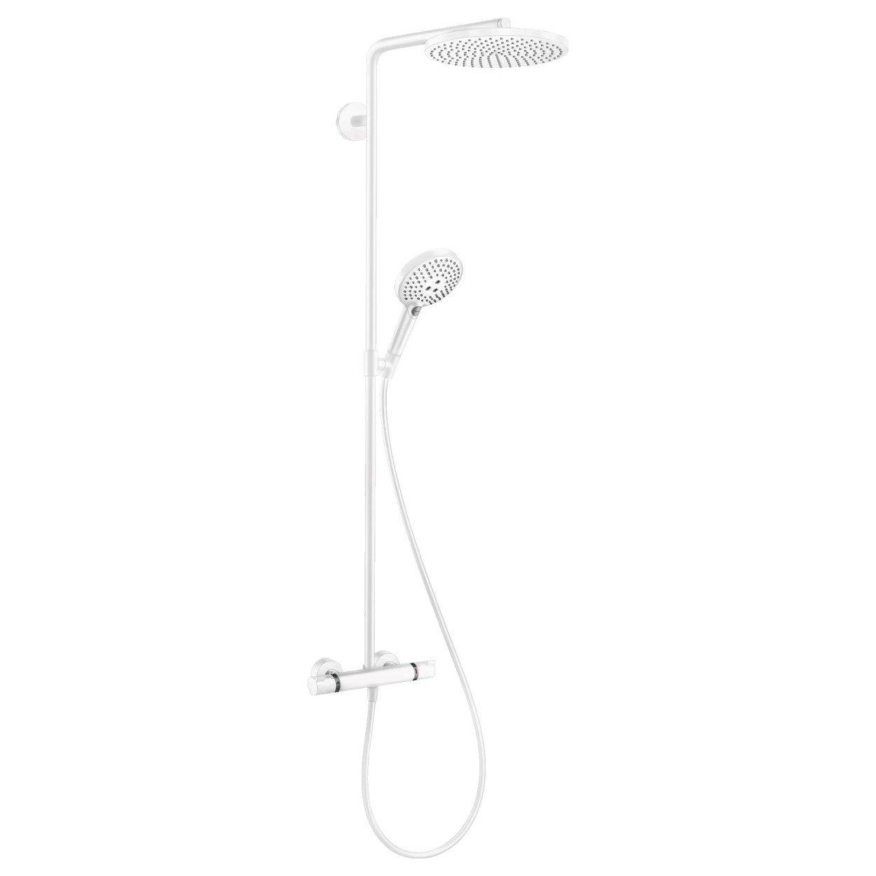 Душевая система с термостатом Hansgrohe RAINDANCE SELECT S 27633700 Белый (74564)