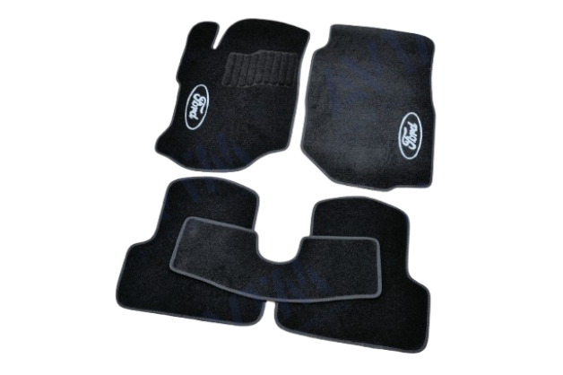 Килимки автомобільні ворсові для Ford Escort 1990-2000 5 шт. Чорний (1398313589)