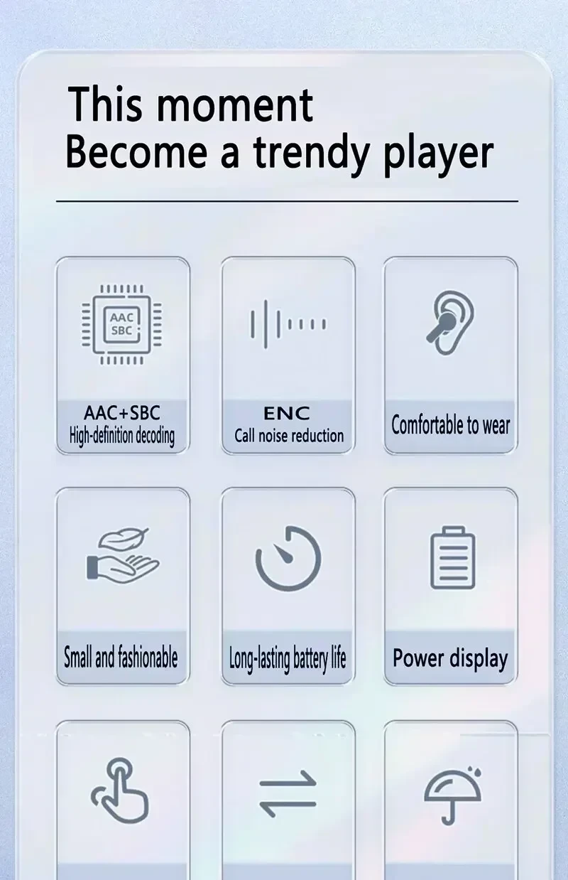 Наушники T2 TWS Bluetooth с цифровым дисплеем и Hi-Fi звуком Черный (2628253419) - фото 7 Наушники T2 TWS Bluetooth с цифровым дисплеем и Hi-Fi звуком Черный (2628253419) - фото 7