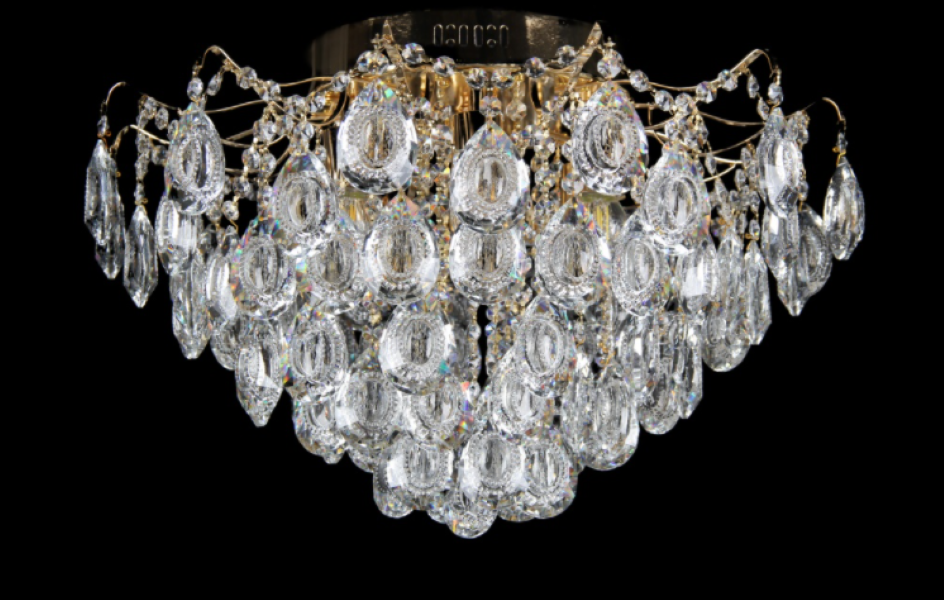 Хрустальная люстра L1371/6 FGD Золото/Белый (AN000387)