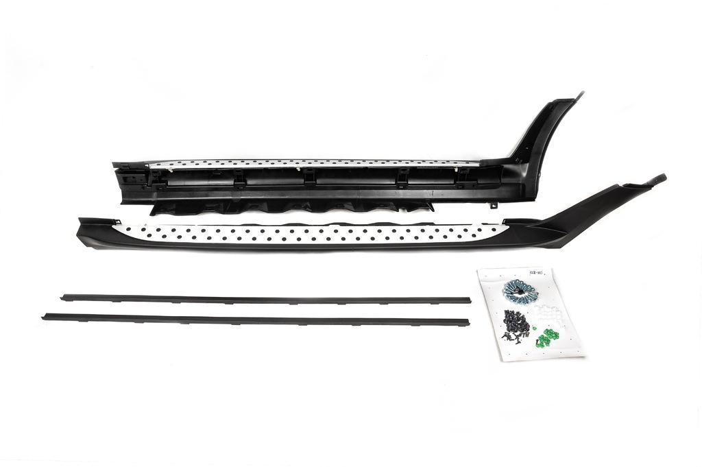 Боковые пороги Cixtai Cixtai для BMW X3 E-83 2003-2010 гг. алюминий/пластик Серый