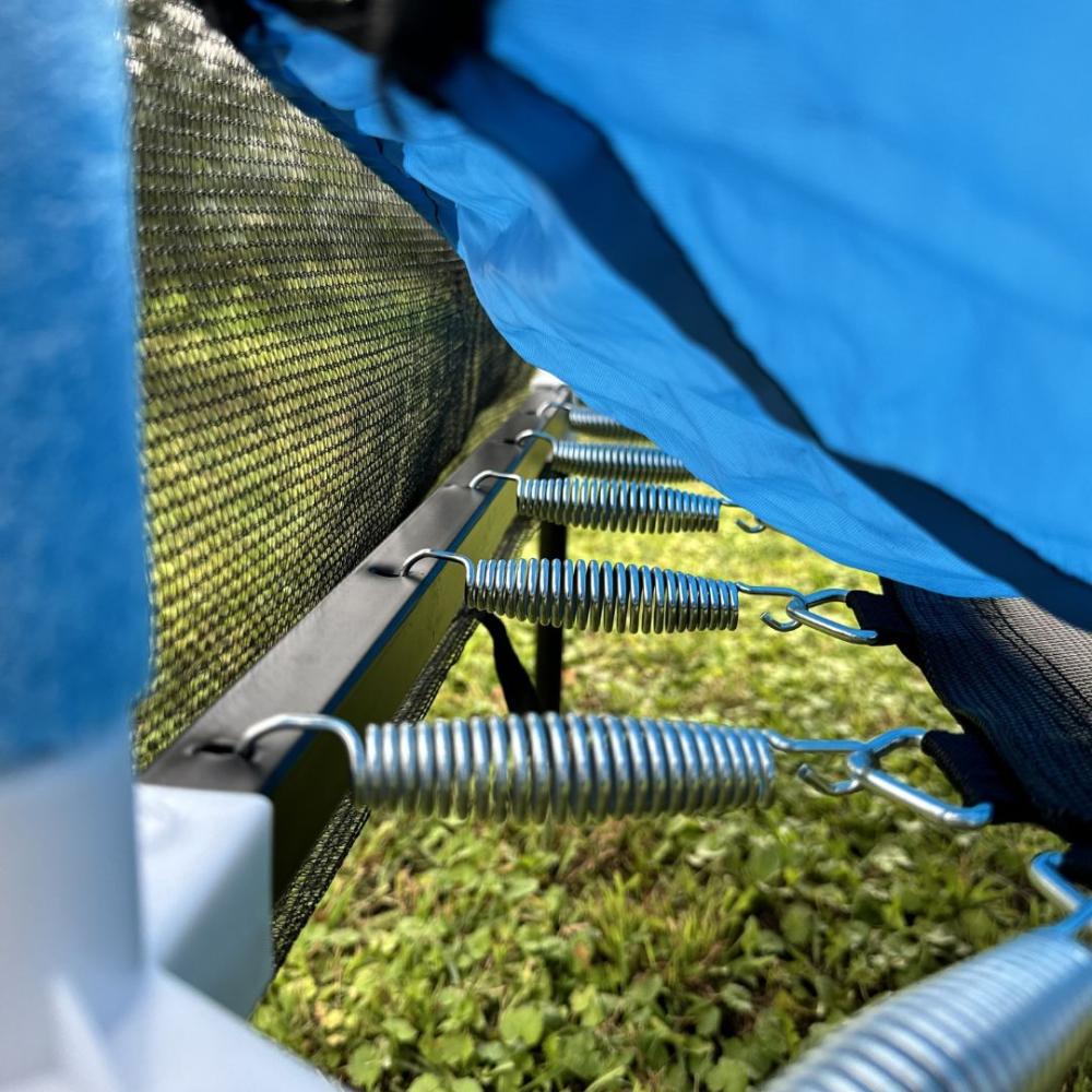 Батут дитячий Atleto із захисною сіткою на блискавці 160 см Синій (132-76-21000156) - фото 4 Батут дитячий Atleto із захисною сіткою на блискавці 160 см Синій (132-76-21000156) - фото 4