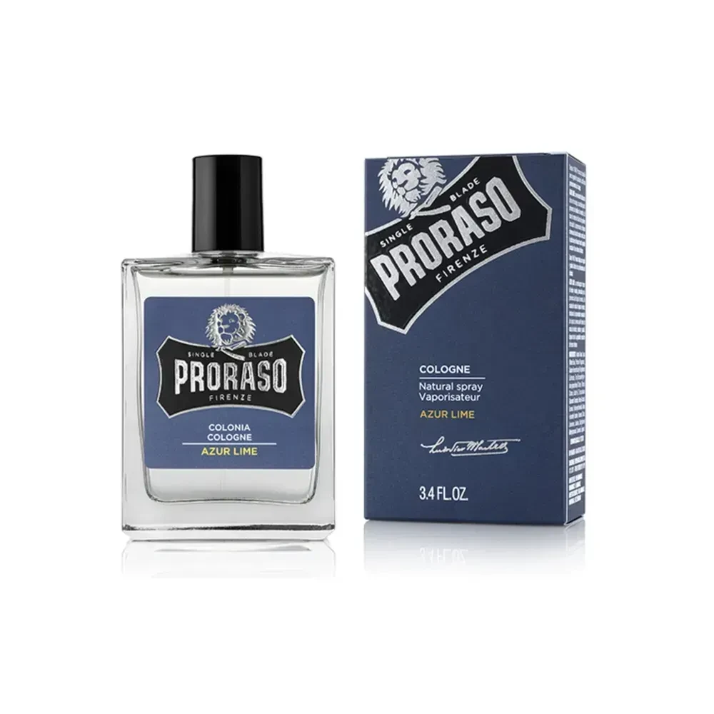 Одеколон Proraso Cologne Azur Lime с цитрусово-фужерным ароматом с нотами лайма/мяты 100 мл