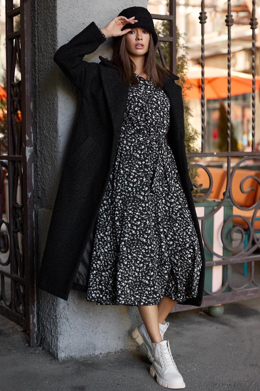 Пальто і еко буклеSeventeen S-M Чорний (1822980352) - фото 4 Пальто і еко буклеSeventeen S-M Чорний (1822980352) - фото 4