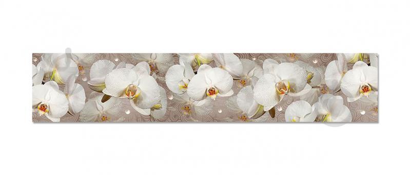 Наклейки кухонный фартук Zatarga "Орхидея и капли росы" 600х3000 мм Белый (Z180134/2) Наклейки кухонный фартук Zatarga "Орхидея и капли росы" 600х3000 мм Белый (Z180134/2)