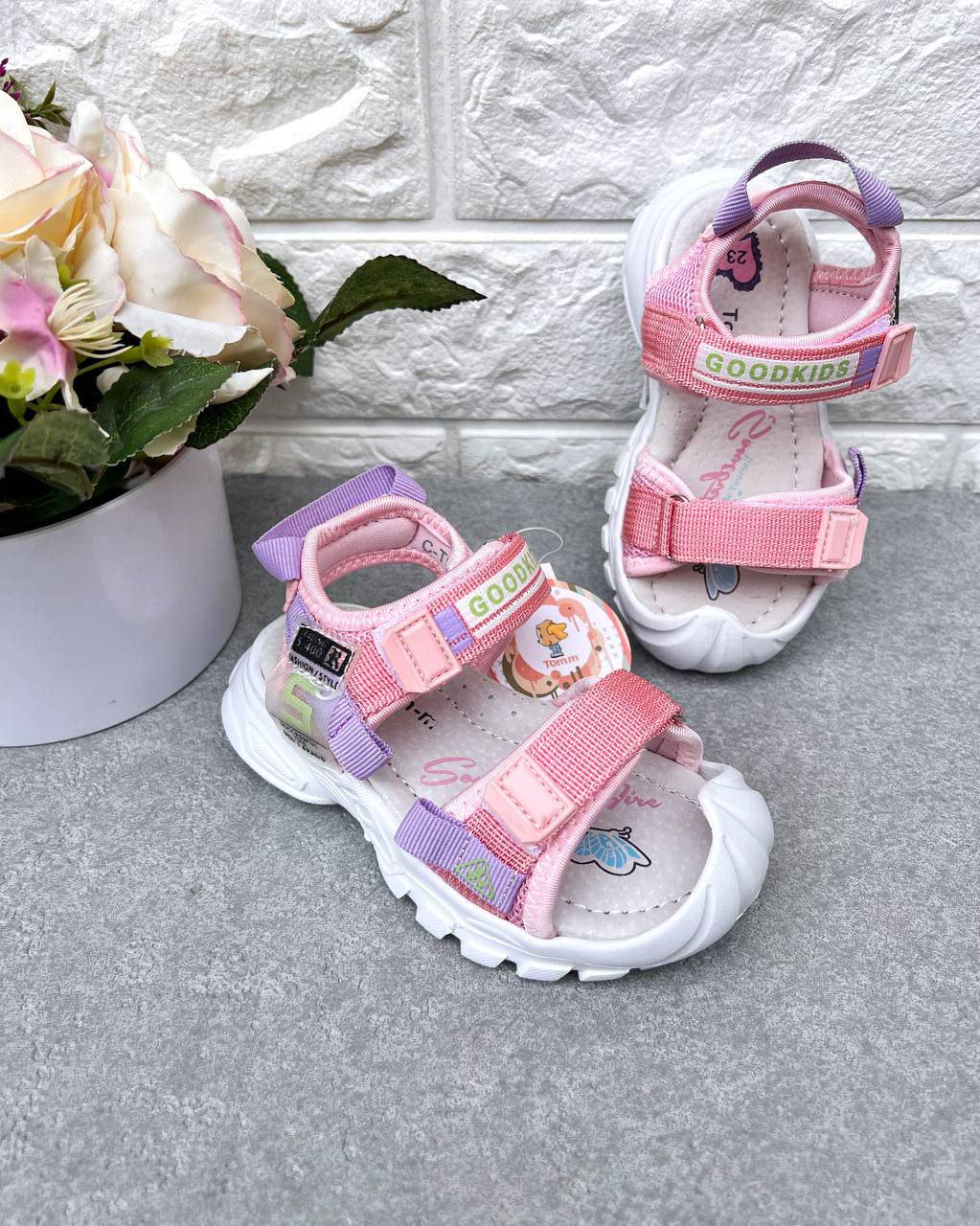 Босоножки для девочки ТОМ.М 1750 р. 26 16,8 см Розовый