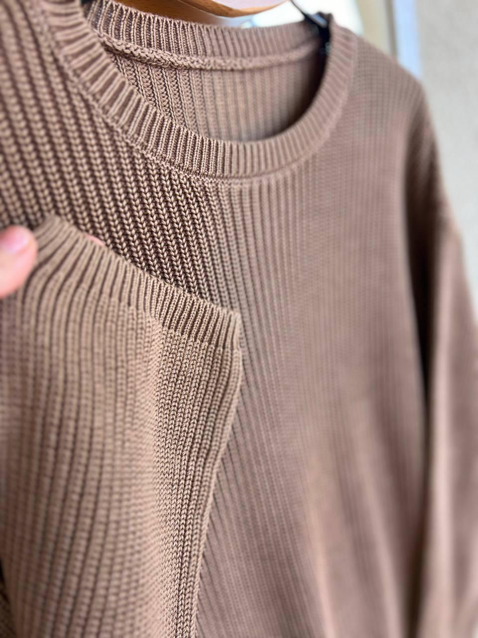 Свитер женский A-N 875 варка вязка OS Шоколадный (3166) - фото 5 Свитер женский A-N 875 варка вязка OS Шоколадный (3166) - фото 5