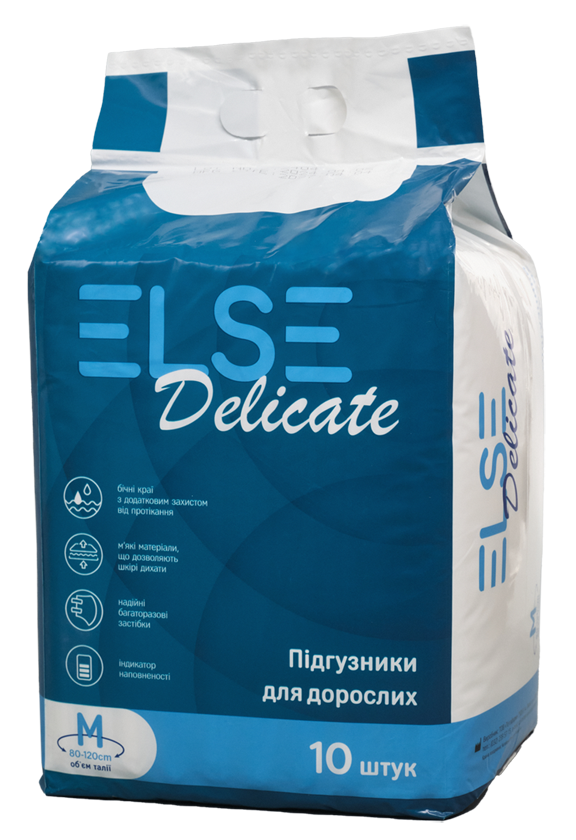 Подгузники для взрослых Else Delicate M 10шт. (4820185414593)