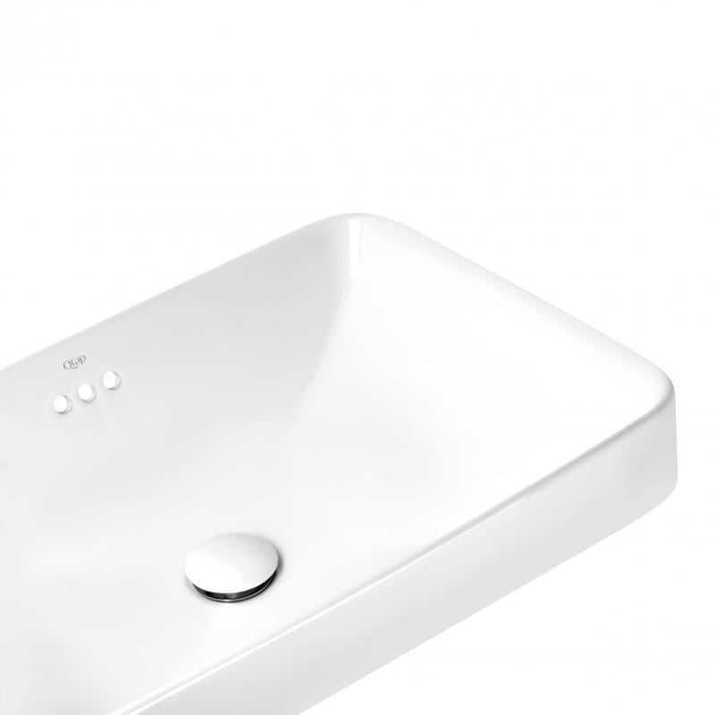 Раковина подвесная моноблок Qtap Jay QT0711K425W White - фото 4