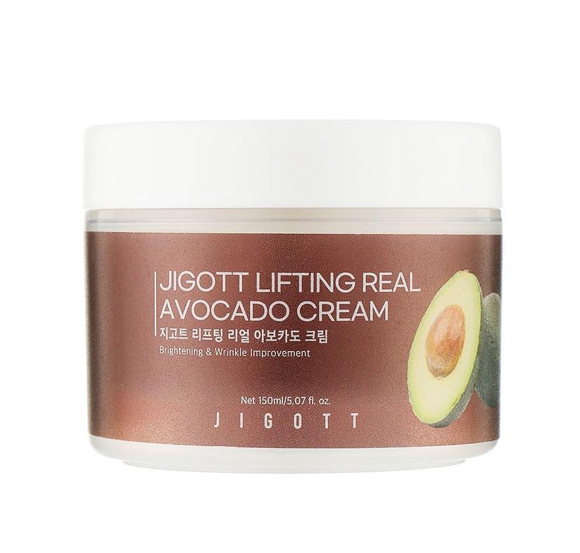 Подтягивающий крем для лица Jigott Lifting Real Avocado Cream 150 мл (8809541282669)