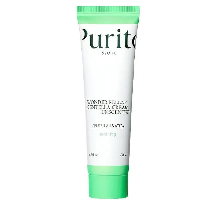 Крем заспокійливий Purito Seoul Wonder Releaf Centella Unscented із центелою без олій 50 мл (836_1770)