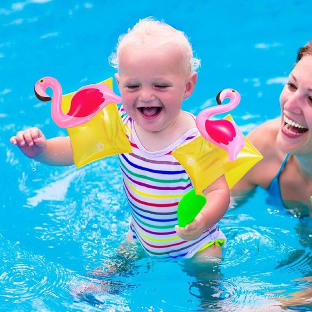 Нарукавники надувные для плавания для детей Фламинго 17x14 см Желтый - фото 2 Нарукавники надувные для плавания для детей Фламинго 17x14 см Желтый - фото 2