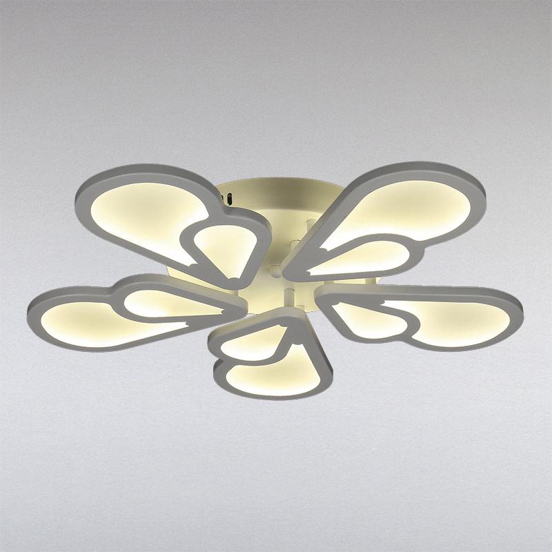 Люстра стельова LED Light House LS-13170-5 WH світлодіодна з пультом Білий Люстра стельова LED Light House LS-13170-5 WH світлодіодна з пультом Білий