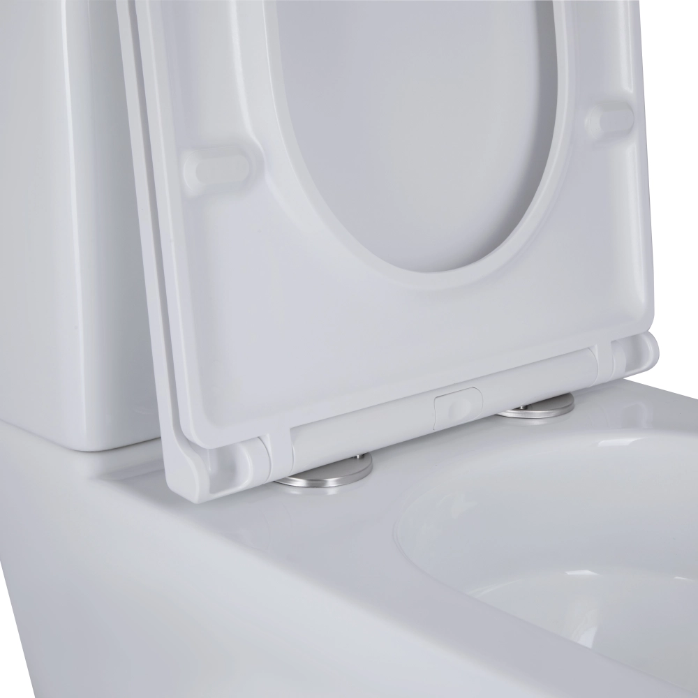 Унітаз-компакт Qtap Cardinal Ultra Quiet безобідковий з сидінням Soft-close QT04222168AUQ3W - фото 14