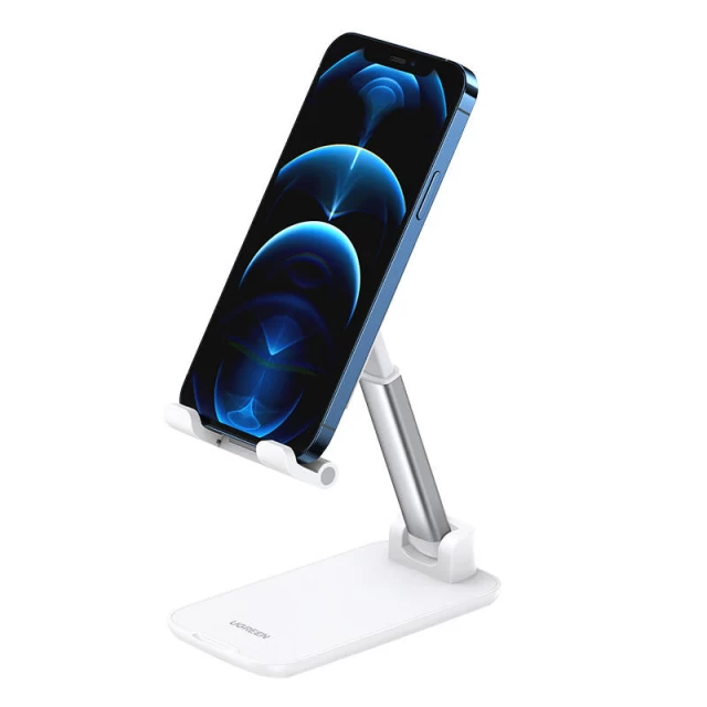 Подставка для телефона UGREEN LP373 складная настольная с регулируемой высотой White (20434) - фото 5 Подставка для телефона UGREEN LP373 складная настольная с регулируемой высотой White (20434) - фото 5