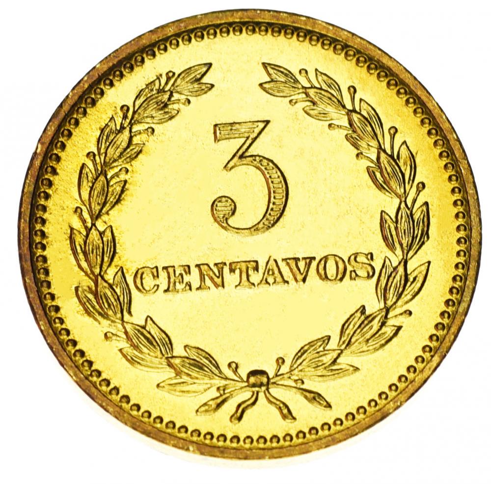 Коллекционная монета Сальвадор 3 сентаво 1974 AU-UNC