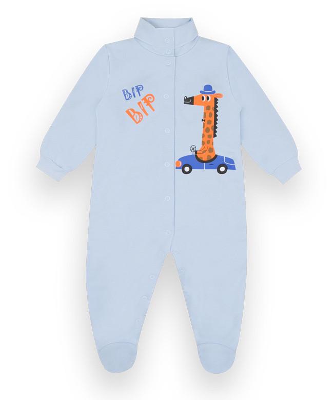 Комбинезон детский хлопковый для мальчика Gabbi КВ-21-42-2 Жирафик 74 см Мятный (12979) Комбинезон детский хлопковый для мальчика Gabbi КВ-21-42-2 Жирафик 74 см Мятный (12979)