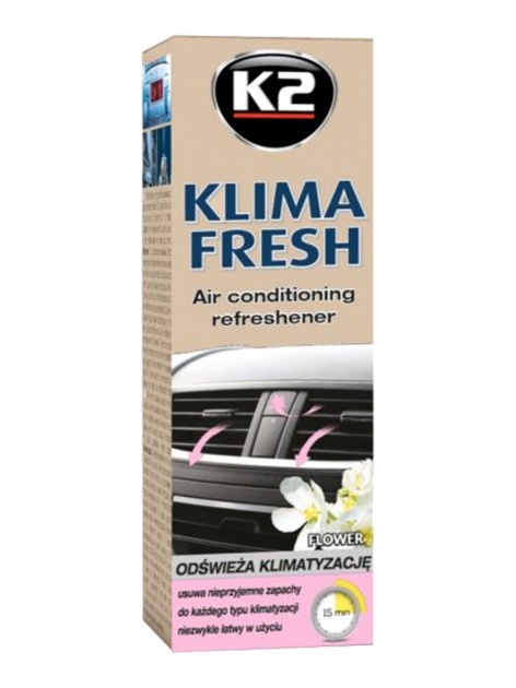 Очисник кондиціонера К-2 Klima Fresh Flower K222 150 мл (K20028) - фото 1