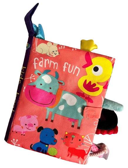 Развивающая тактильная книга Ферма Хапай за хвост с шорохом (245)