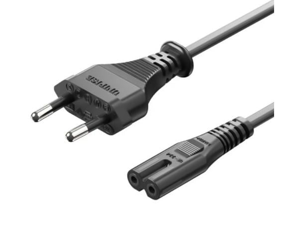 Кабель живлення Vention ZCLBAC 2-Prong Power Cord C7 Connector to EU Plug Black
