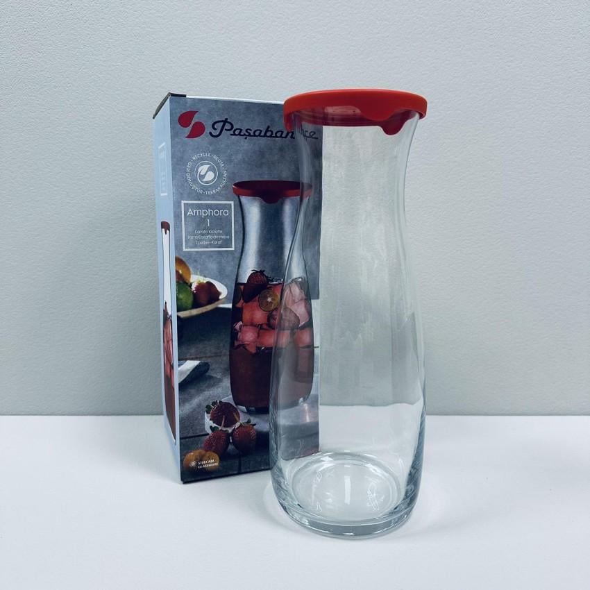 Графин стеклянный Pasabahce Amphora 43813 с силиконовой крышкой 25 см 1180 мл Красный (2537272672) Графин стеклянный Pasabahce Amphora 43813 с силиконовой крышкой 25 см 1180 мл Красный (2537272672)