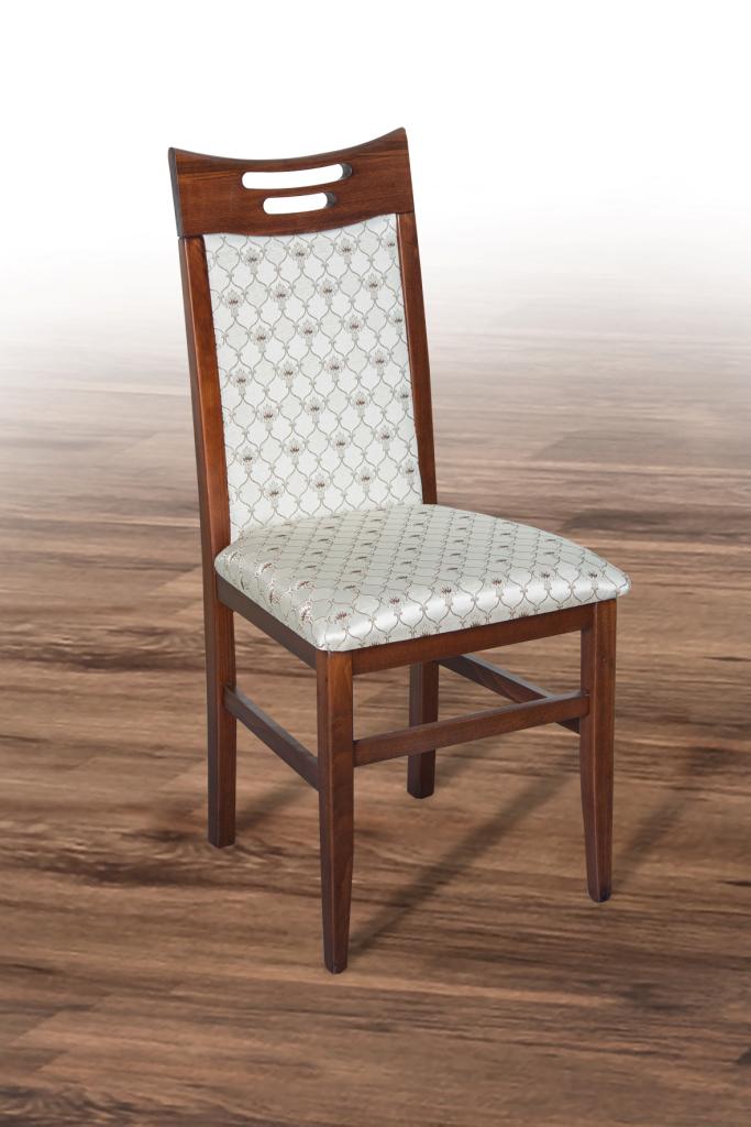 Стул обеденный Микс Кападокия Юля натуральное дерево/ткань Орех темный (17923)