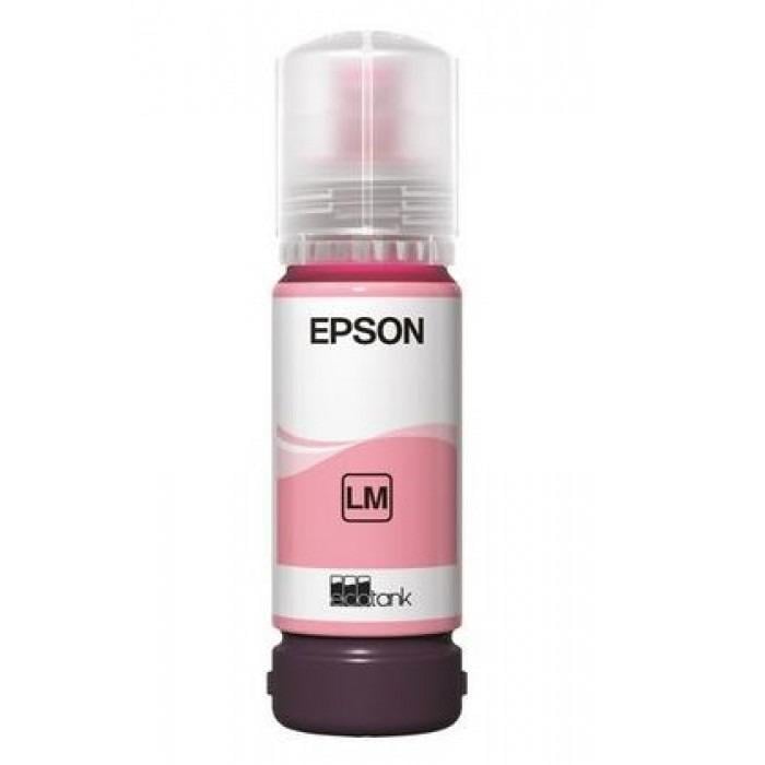 Чернила для струйного принтера Epson 108 EcoTank C13T09C64A 70 мл Light Magenta (597653)