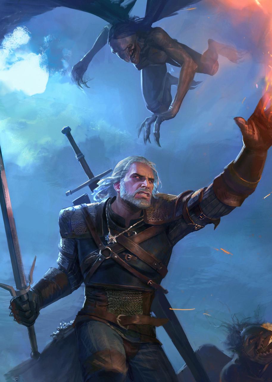 Картина GeekLand The Witcher Геральт из Ривии (TW.09.027)