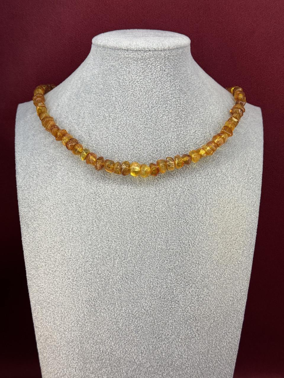 Бусы из янтаря лечебные 49 см (н-478)
