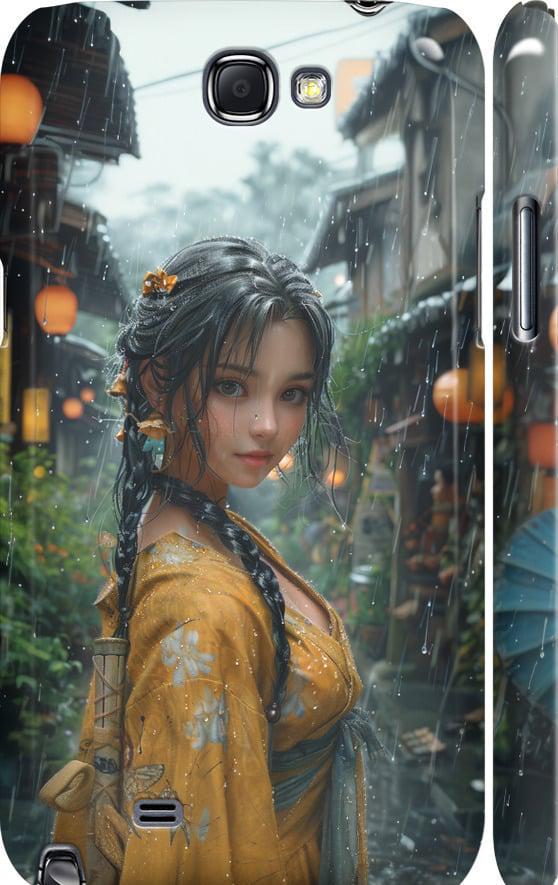 Чехол на Samsung Galaxy Note 2 N7100 Anime-girl (6133c-17-42517)