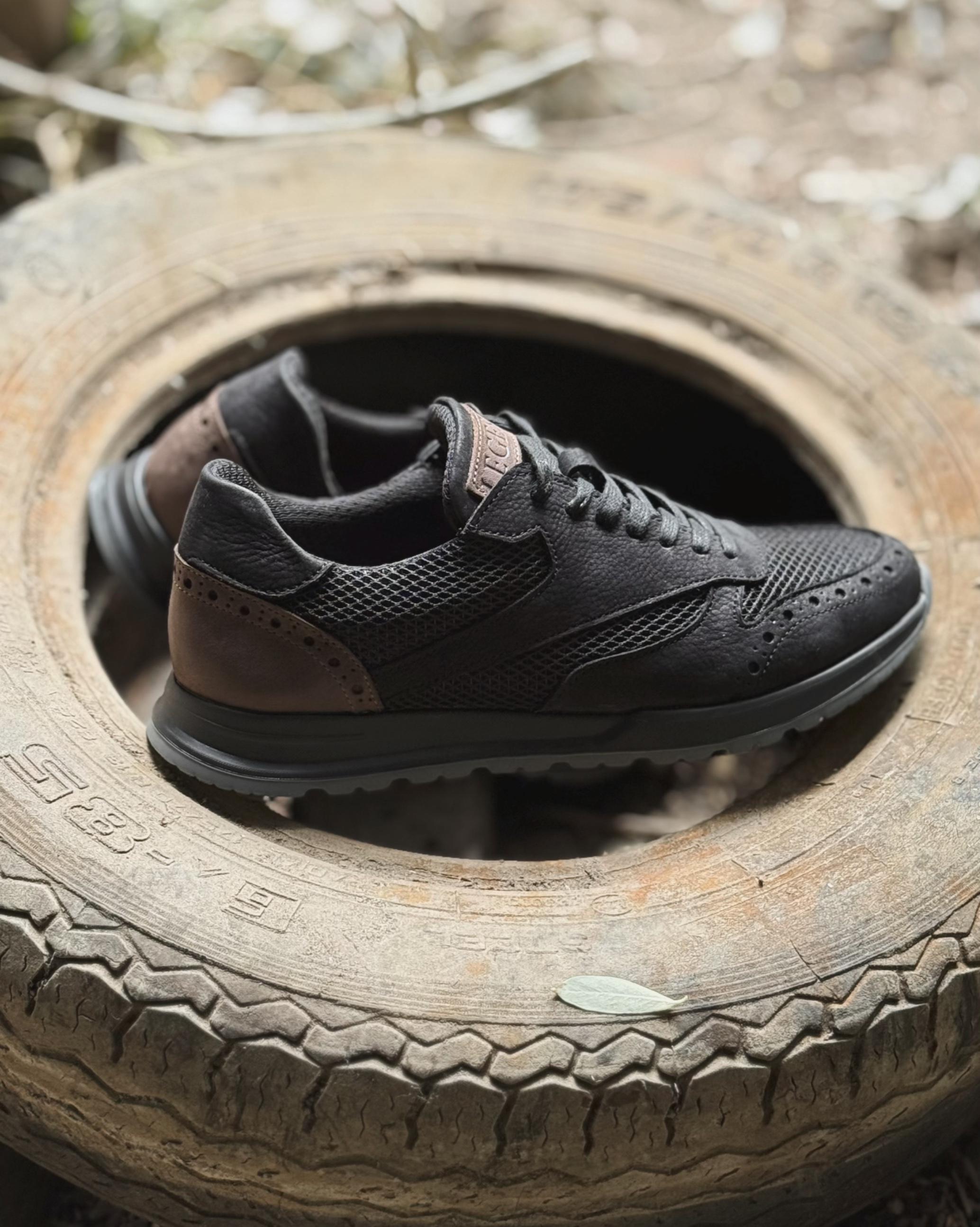 Кроссовки Legessy BRUNO CAGE р. 44 Черный/Коричневый (BRUNO CAGE 44р)