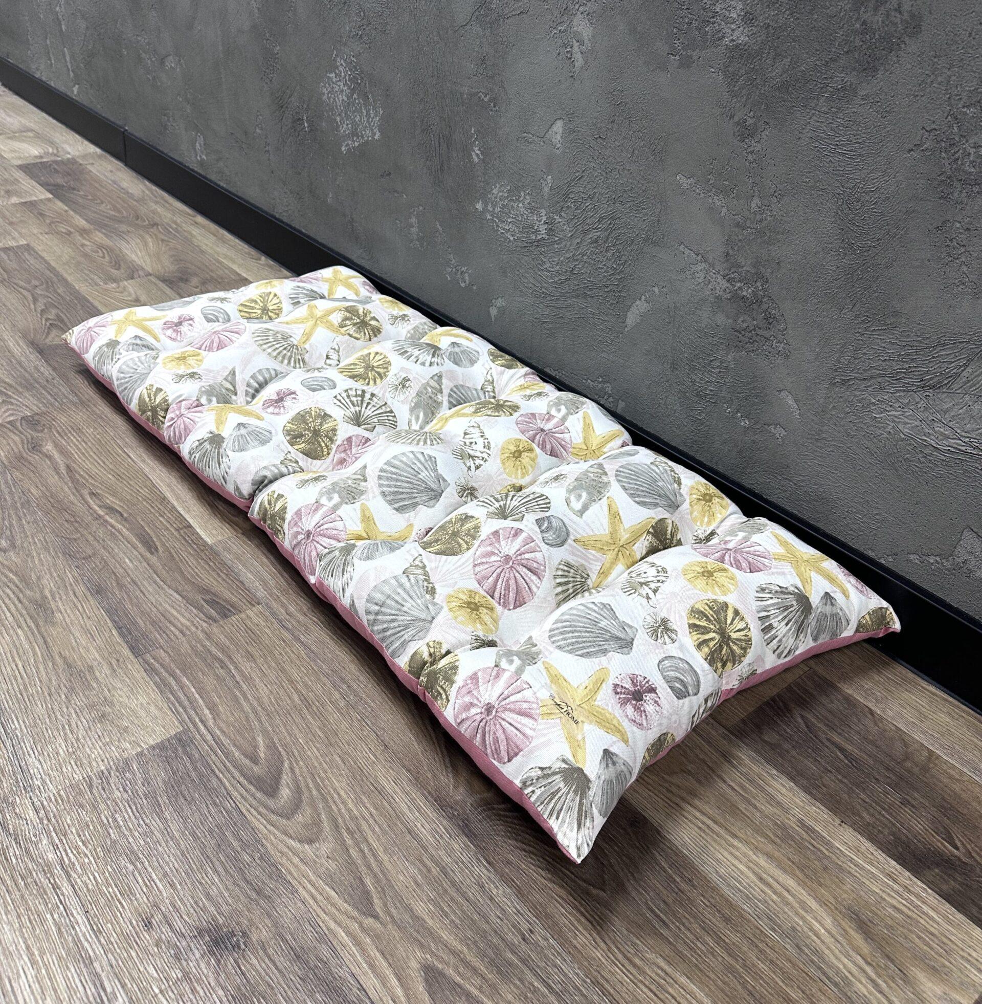 Подушка Shells Comfort Home на подоконники/каркасы/поддоны/садовую мебель 150х50 см