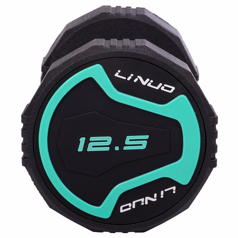 Гантель цільна професійна Li Nuo GA-3614-12,5 12,5 кг (18258282) - фото 3