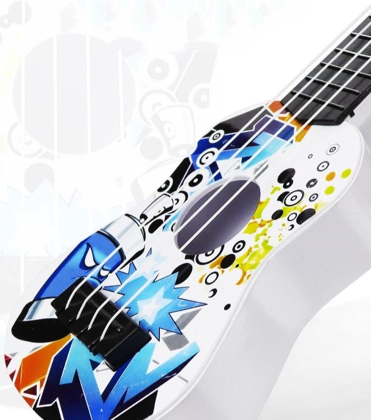 Іграшка маленька дитяча гітара 25 см - фото 3