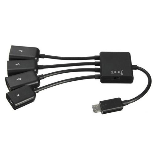 Хаб MicroUSB OTG 3-портовий (4395952e)