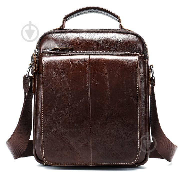 Сумка мужская кожаная Vintage 14846 Коричневая