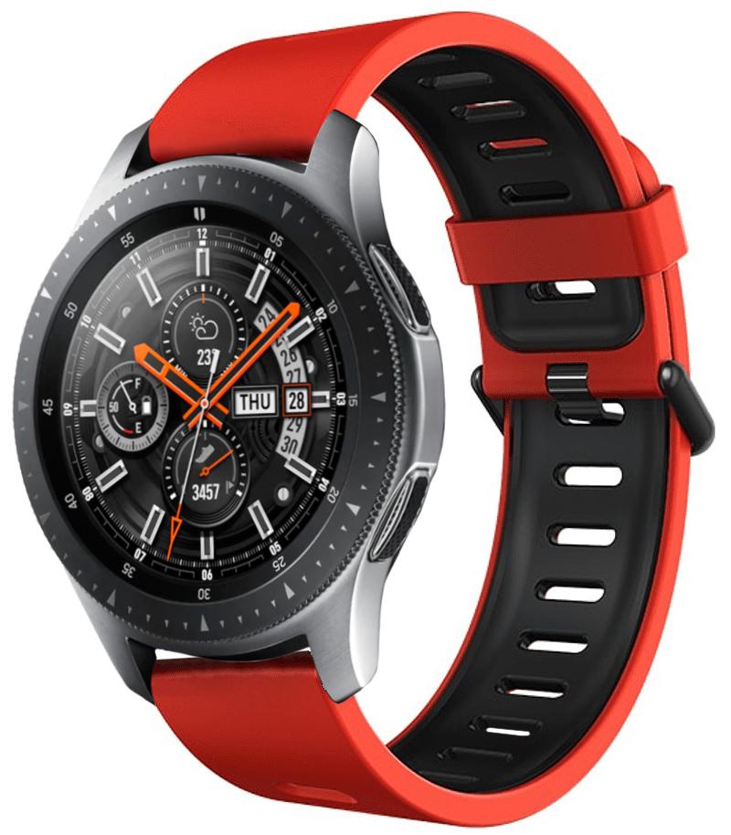 Ремешок Traf для Galaxy Watch 46 мм Orange/Black (20417)
