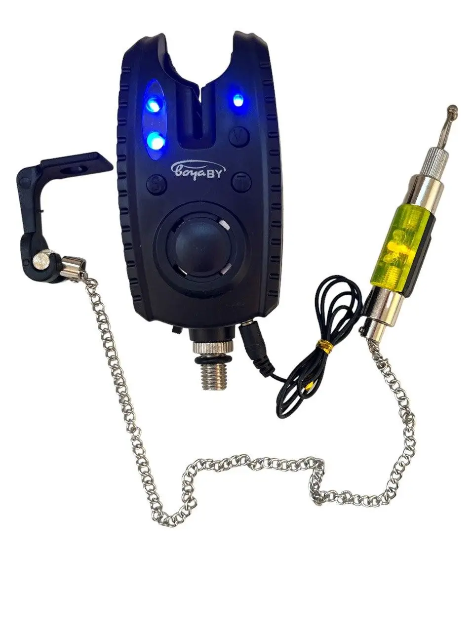 Набір сигналізаторів клювання BoyaBY Carp Sensor YL-6 та свінгери на ланцюжку 4 шт. Чорний/Різнокольоровий (1976455124) - фото 4