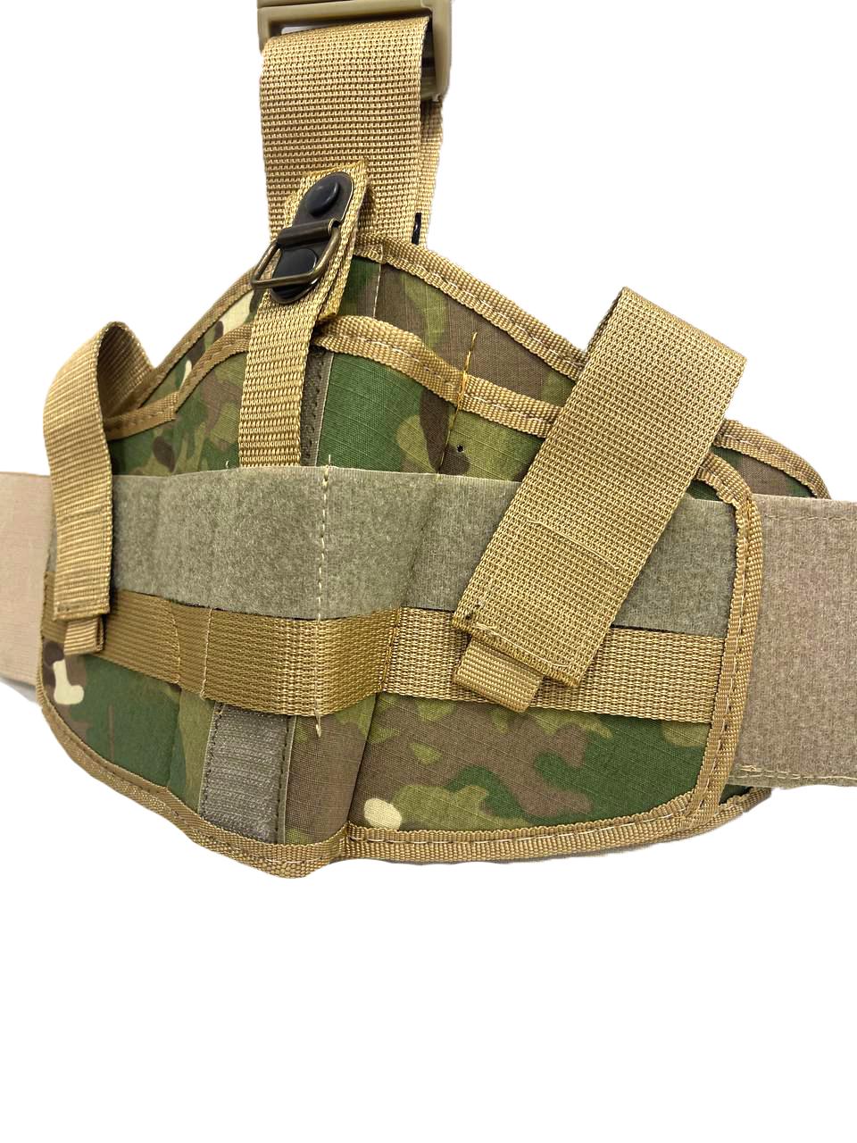 Кобура для пистолета армейская для оружия на ногу Камуфляж/Зеленый - фото 5 Кобура для пистолета армейская для оружия на ногу Камуфляж/Зеленый - фото 5