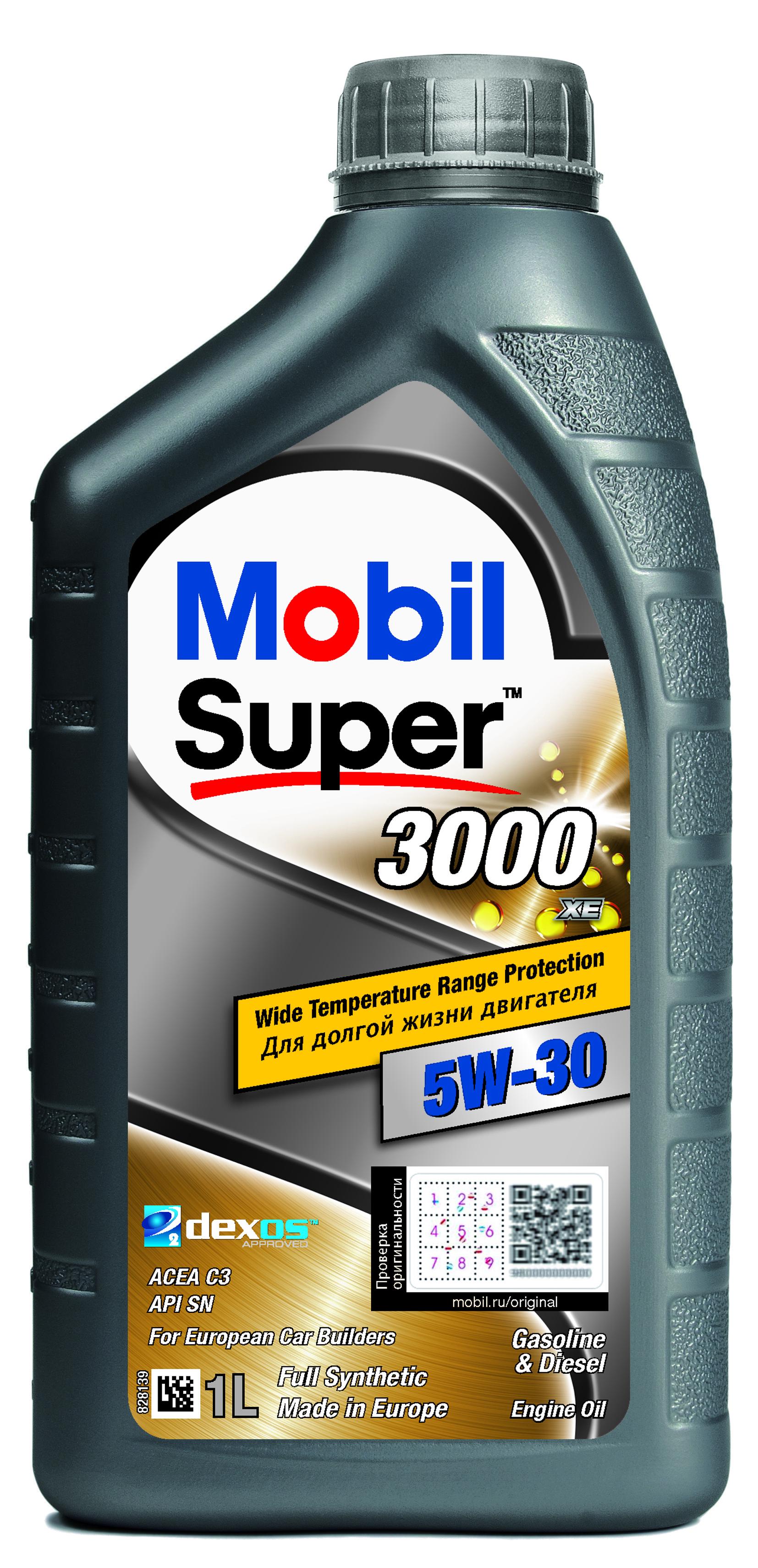 Масло моторное Mobil Super 3000 XE 5W-30 1 л